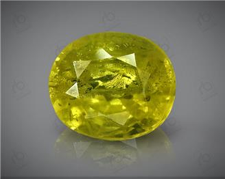 Natural Heated & Treated Yellow Sapphire Certified 3.00 CTS (DIN 86098 )